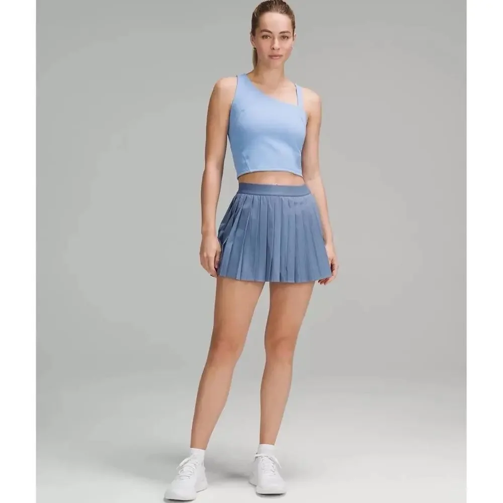 Lululemon High-Rise Pleated Tennis Skirt Oasis Blue Women’s Size 12 - Picture 3 of 12